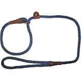 British Style Slip Lead by Mendota - 1/2 x 4' Electric Blue