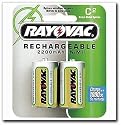Rayovac NM714-2 Rechargeable NiMH C Batteries (Two-pack)