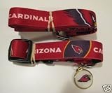 Arizona Cardinals Dog Pet Set Leash Collar ID Tag XS