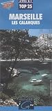 Carte de randonnée : Marseille - Les Calanques