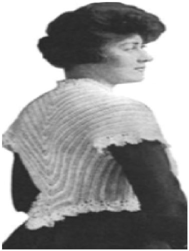 #0861 BOUDOIR JACKET VINTAGE CROCHET PATTERN