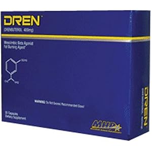 MHP Dren Drenbuterol, 409mg, Capsules , 30 capsules by MHP