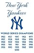 New York Yankees 26 Championships Applique Embroidered Banner Flag 44"x28" MLB Baseball Fan Shop Sports Team Merchandise