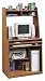 Sauder(R) Simplicity Computer Cart, 61 1/4in.H x 32 1/2in.W x 19 1/2in.D, Light Desert Oak