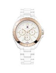 Tommy Hilfiger Womens 1781429 Analog Display Quartz White Watch