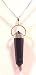 Polished Blue Sunstone Pendant with Sterling Silver Chain
