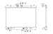 * AUTOMATIC / MANUAL * 07-09 NISSAN VERSA (1.8L, L4) RADIATOR (1 ROW, PLASTIC / ALUMI...