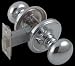 2 3/4 inch Colonial Privacy Set - Bright Chrome