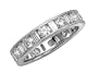 2.60 cttw Karina B(tm) Baguette and Round Diamonds Eternity Band With Millgrain