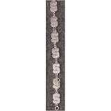 LogoArt Michigan State Spartans Sterling Silver Team Font Bracelet