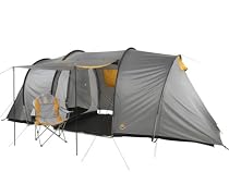 Grand Canyon Familienzelt MANHATTEN (6 Personen), Grau/ Sand, 590x235x205