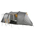 Grand Canyon Familienzelt MANHATTEN (6 Personen), Grau/ Sand, 590x235x205