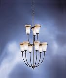 Kichler 1735DBK Transitional, Contemporary / Modern Black Chandelier
