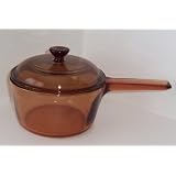 Corning Vision Visions 2.5 L Amber Saucepan with Lid by 