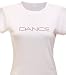 DANCE Child's White Short Sleeve Tee