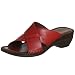 Naturalizer Women's Scan Open-toe Leather Slide Sandal