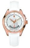 TX Unisex T3C505 400 Series Perpetual Weekly Calendar White and Gold Watch