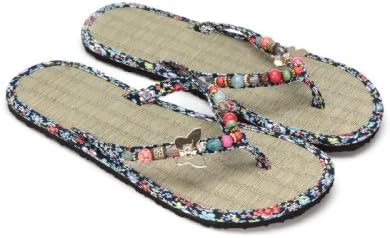 Accessorize Womens Paradise Garden Seagrass Flip Flops