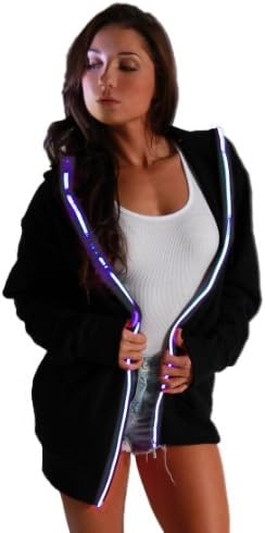 Light Up Hoodie - Sound Activated Blue - X-Large
