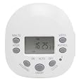 GE 15154 Random On/Off 7-Day Digital Timer, White