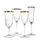 Vera Wang Classic Banded ICED BEVERAGE, GOLD