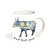 Cow Parade Starry Cow Novelty Van Gogh Art Spoof Decorative Ceramic Gift Coffee (Tea, Cocoa) Mug