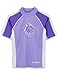 SunBusters Girls UPF 50+ Sun Protective Short Sleeve Rash Guard