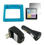 iShoppingdeals - Black Soft Silicone Skin Case Cover for Samsung YP-R0 8GB MP3 Player
