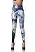 Pink Queen Galaxy the Storm Roller Tornado Print Leggings / Tights for Women