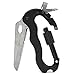 LSD Mountain Climbin Tool,stainless Steel EDC 5 in 1 Aluminum Climbing Carabiner Hook Gear Multi-functional Tool Buckle Rock Lock Keychain