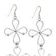 ACOMO 925 Sterling Silver Dangle Flower Earrings - 2" Drop