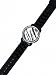 Black Band Zebra Print and Rhinestone Face Geneva Fashion Watch