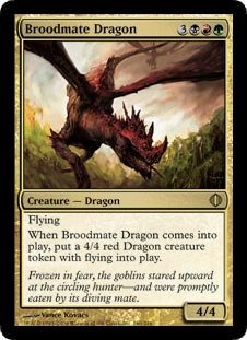 Magic: the Gathering - Broodmate Dragon - Shards of Alara