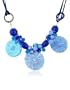 Antica Murrina Encanto - Murano Glass Flower Necklace Blue