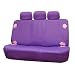FH-FB053115 Floral Embroidery Design Car Seat Covers Purple Color image 2