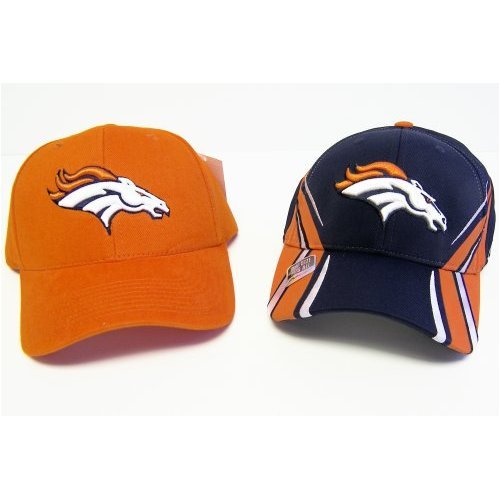 FREE SHIPPING! Denver Broncos NFL Player's Sideline Flex Fit Hat and Team Hat - Official NFL Licensed! Wear the Hat the Players Wear!