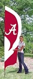 NCAA Alabama Crimson Tide Tall Team Flag W/Pole.