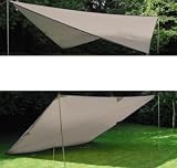 : Sonnensegel TARP II 400x400 cm | Sonnenschutz Windschutz Sichtschutz