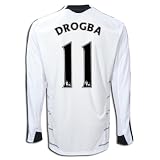 adidas Didier Drogba Chelsea FC Long Sleeve Third Replica Soccer Jersey 09/10