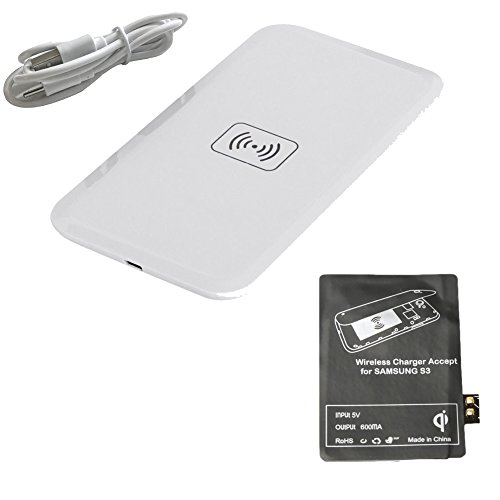 Fanku Qi Wireless Charger Pad MAT+Receiver Kit For Samsung Galaxy S3