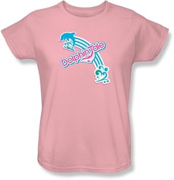 Dolphin Tale Jump T Shirt Ladies Short-Sleeve T-Shirt