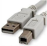 HP Compatible C6518A High Speed USB 2.0 Printer Cable for Epson, Canon, Hewlett-Packard, Dell, Kodak, Lexmark and Many More!