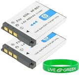 (2-Pack) Young Micro NP-BD1 / NP-FD1 960mAh Li-Ion Battery Compatible with Sony Cyber-shot DSC-TX1 Exmor R CMOS Digital Camera Silver