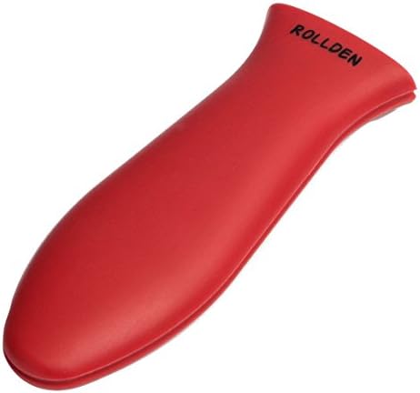 #1 Premium Silicone Hot Handle Holder, Red, [Lifetime Warranty]