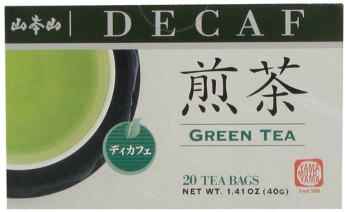 Yamamotoyama Decaffeinated Green Tea Sencha, 1.41-Ounce Boxes (Pack of 6)
