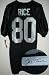 Jerry Rice Autographed/Hand Signed Auth. Oakland Raiders Jersey