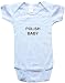 POLISH BABY - Country Series - White, Blue or Pink Onesie / Baby T-shirt