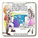 Londons Times Funny Music Cartoons - Inferior Decorator - Light Switch Covers - doubl...