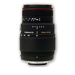 Sigma 70-300 mm F4,0-5,6 DG APO Makro-Objektiv (58 mm Filtergewinde) f�r Pentax Objektivbajonett