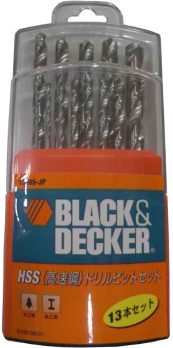 BLACK&DECKER 13pcsドリルビットセット Z-15085